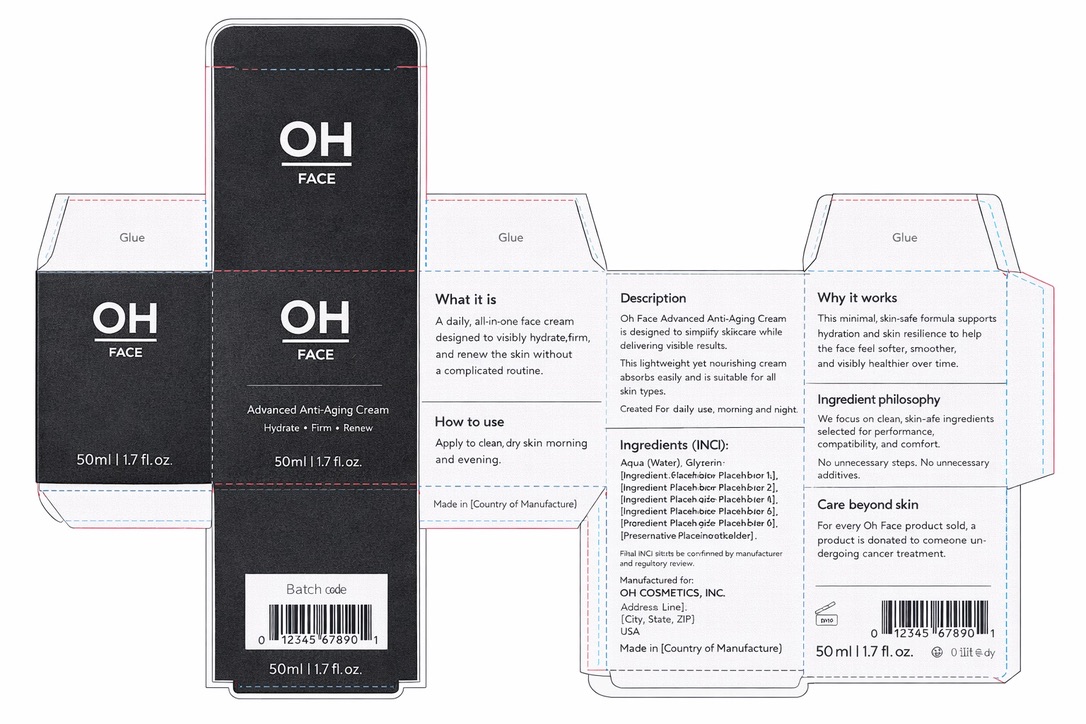 OH FACE packaging detail
